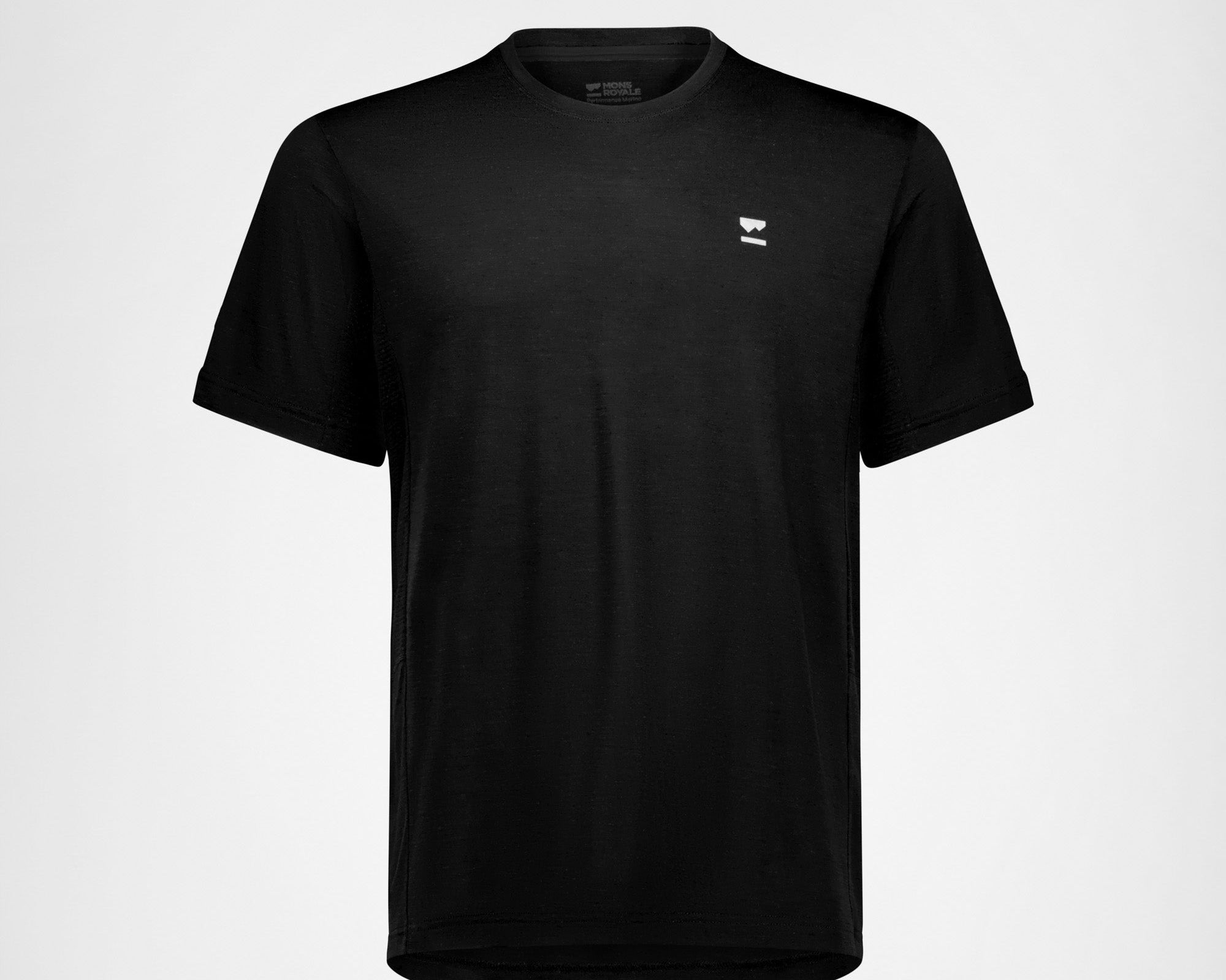 Mons Royale Mens Tarn Merino T-Shirt - Black