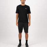 Mons Royale Mens Diversion Merino Bike Jersey Short Sleeve - Black, detail