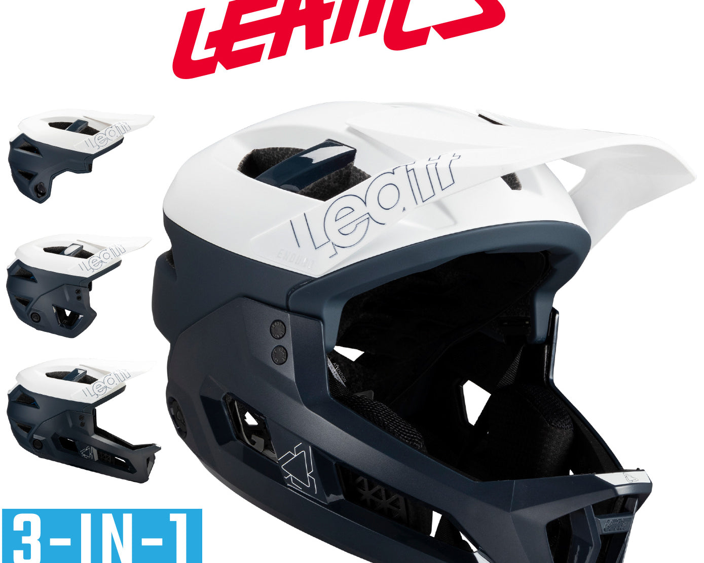 Leatt Helmet MTB Enduro 3.0 White