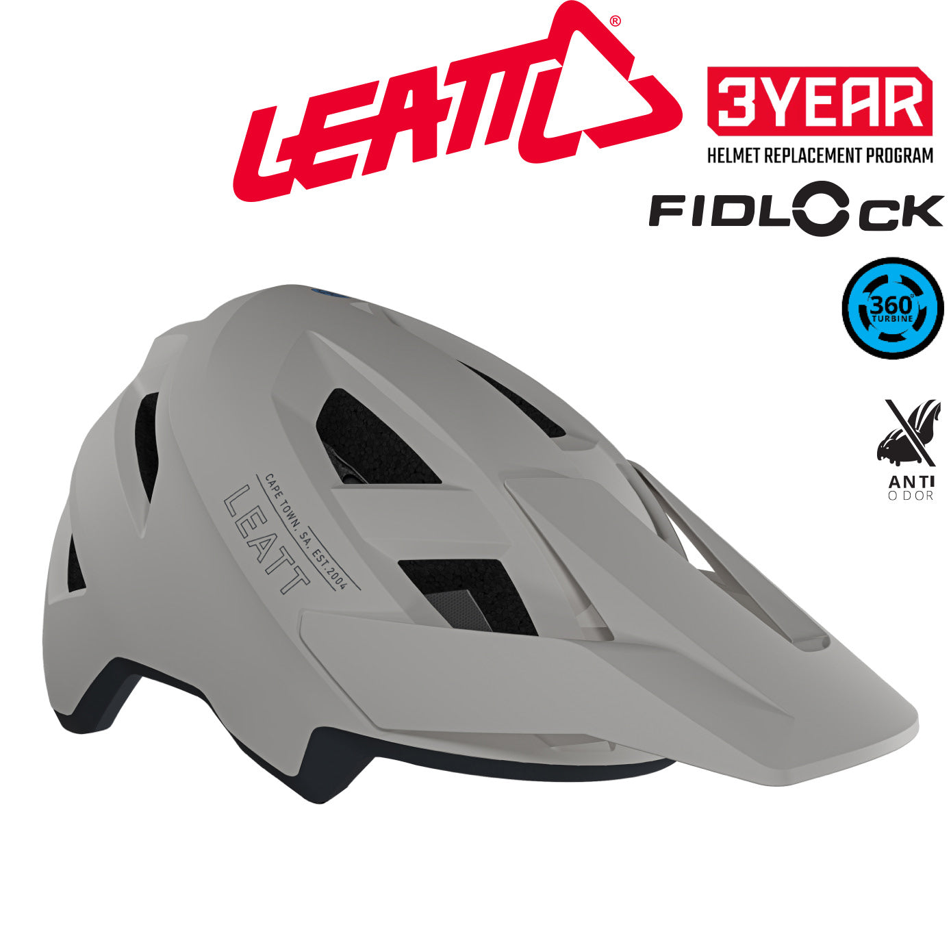 Leatt Helmet MTB AllMtn 2.0 Cream White