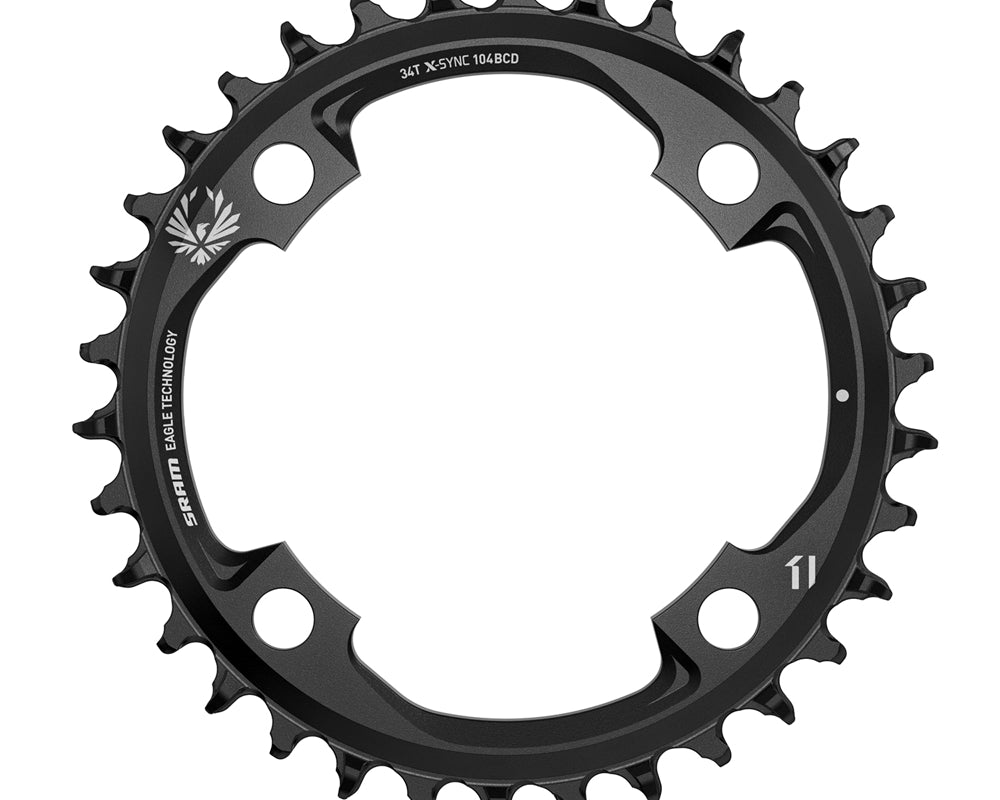 SRAM X-Sync 2 104 BCD alloy chainring 34T