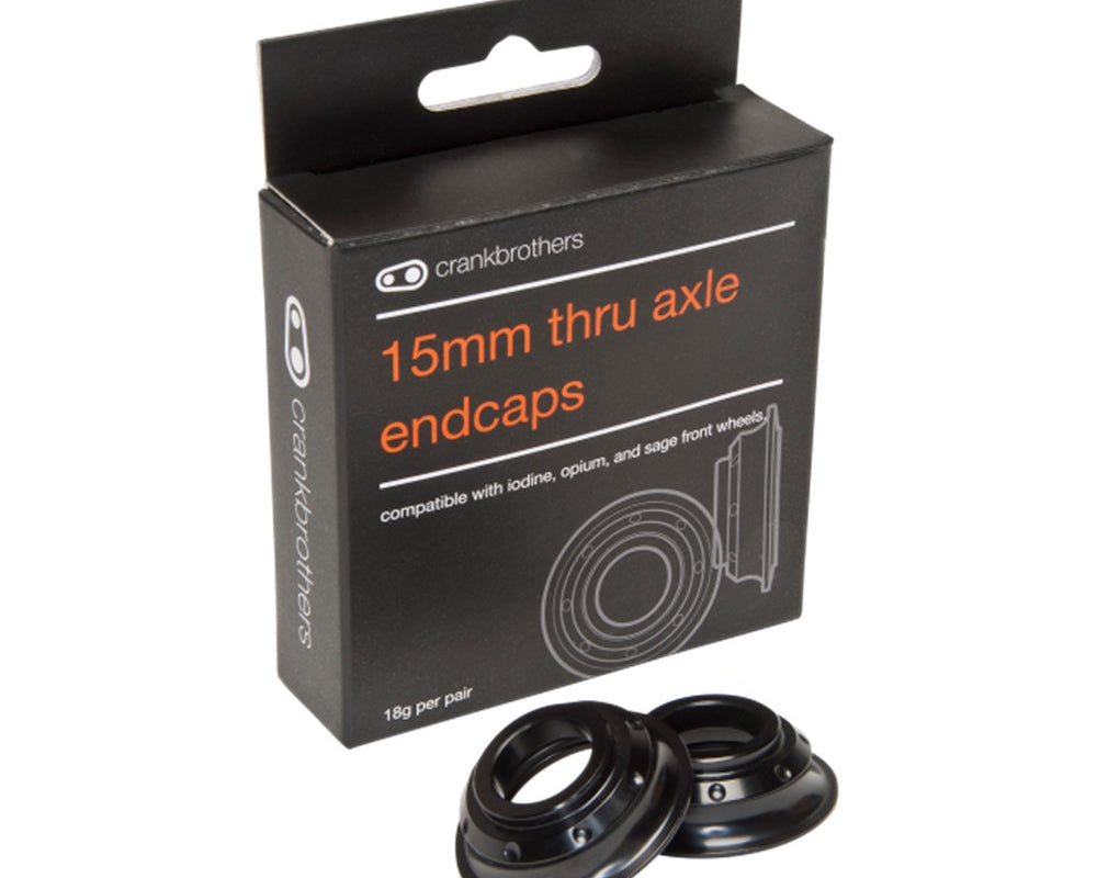 CRANKBROTHERS PART WHEEL WHEEL KIT / FRONT 15MM ENDCAP IODINE