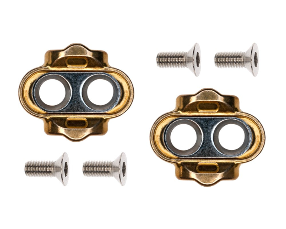 CRANKBROTHERS CLEAT STANDARD ZERO FLOAT CLEATS SILVER 15 RLSE 0 DEG FLOAT