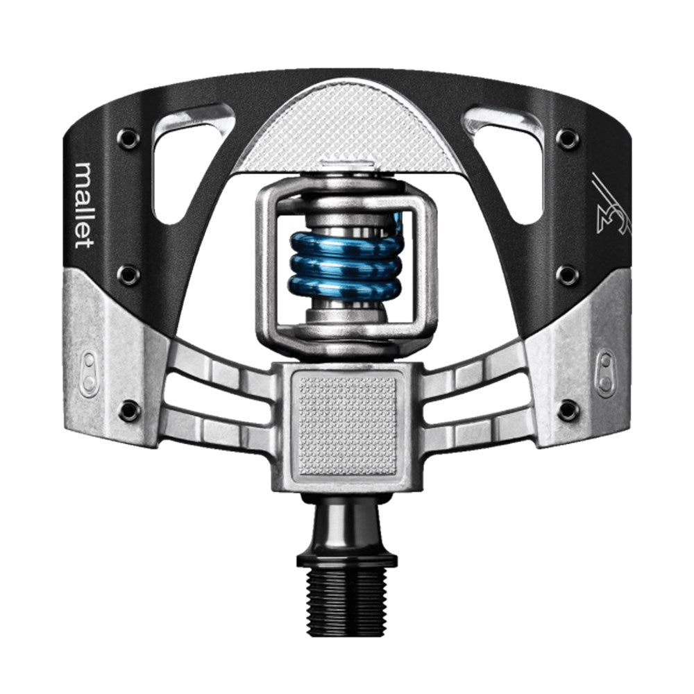 CRANKBROTHERS PEDAL MALLET 3 RAW BLACK LIGHT BLUE SPRING