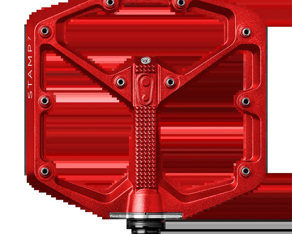 CRANKBROTHERS PEDAL STAMP 7 LARGE RED