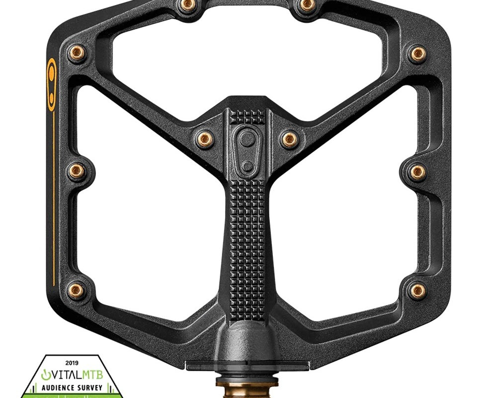 CRANKBROTHERS PEDAL STAMP 11 LARGE BLACK / GOLD