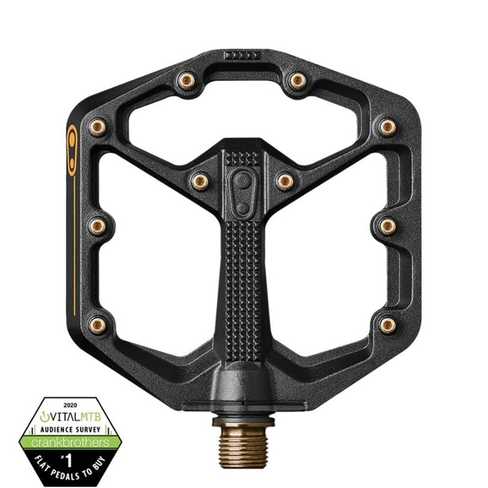 CRANKBROTHERS PEDAL STAMP 11 SMALL BLACK / GOLD