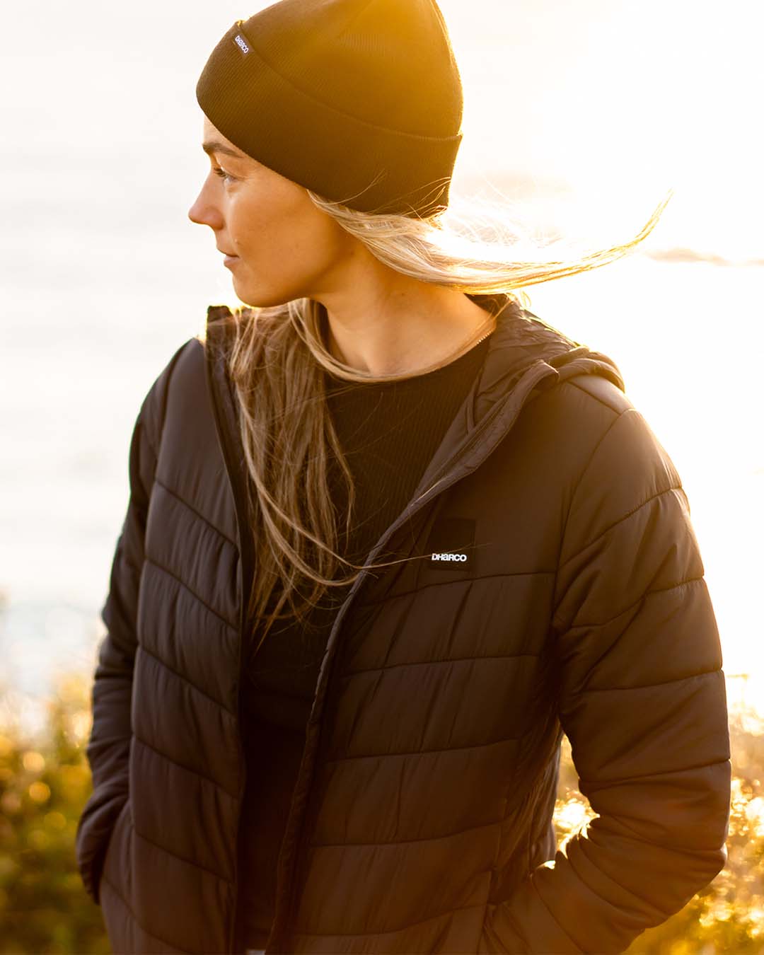 DHaRCO Womens Roam Puffer Jacket - Black
