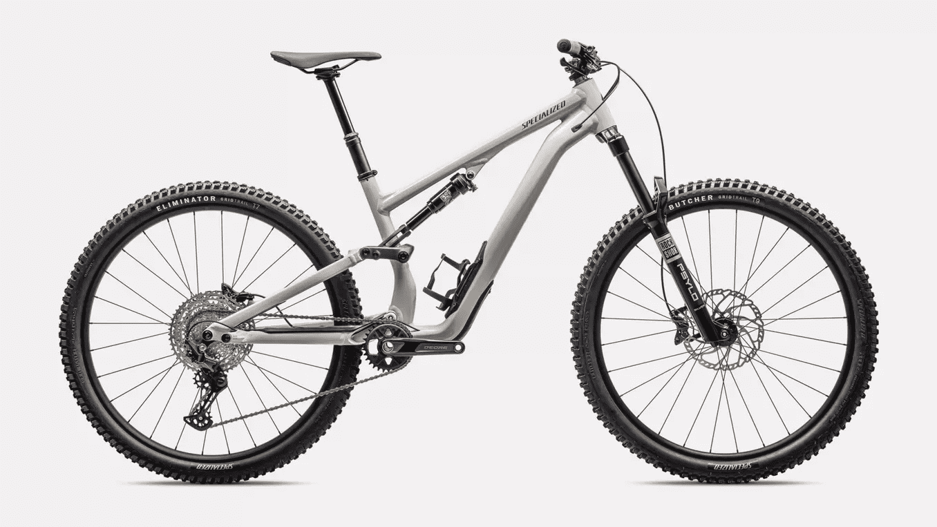Specialized 2025 Stumpjumper 15 Alloy Gloss White Mountains / Dark Moss Green S2 image 0