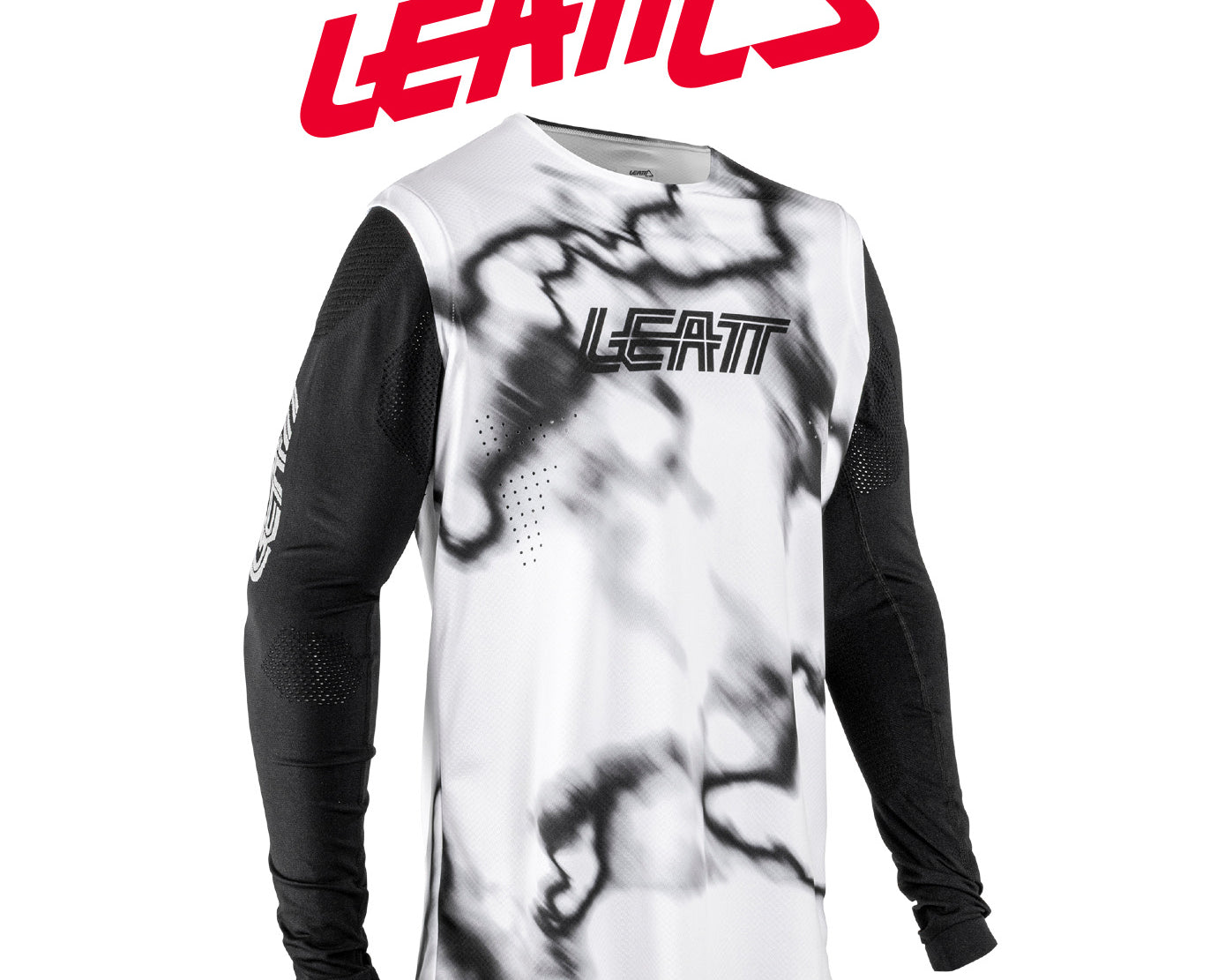 Leatt Jersey MTB Gravity 8.0 Heatmap White