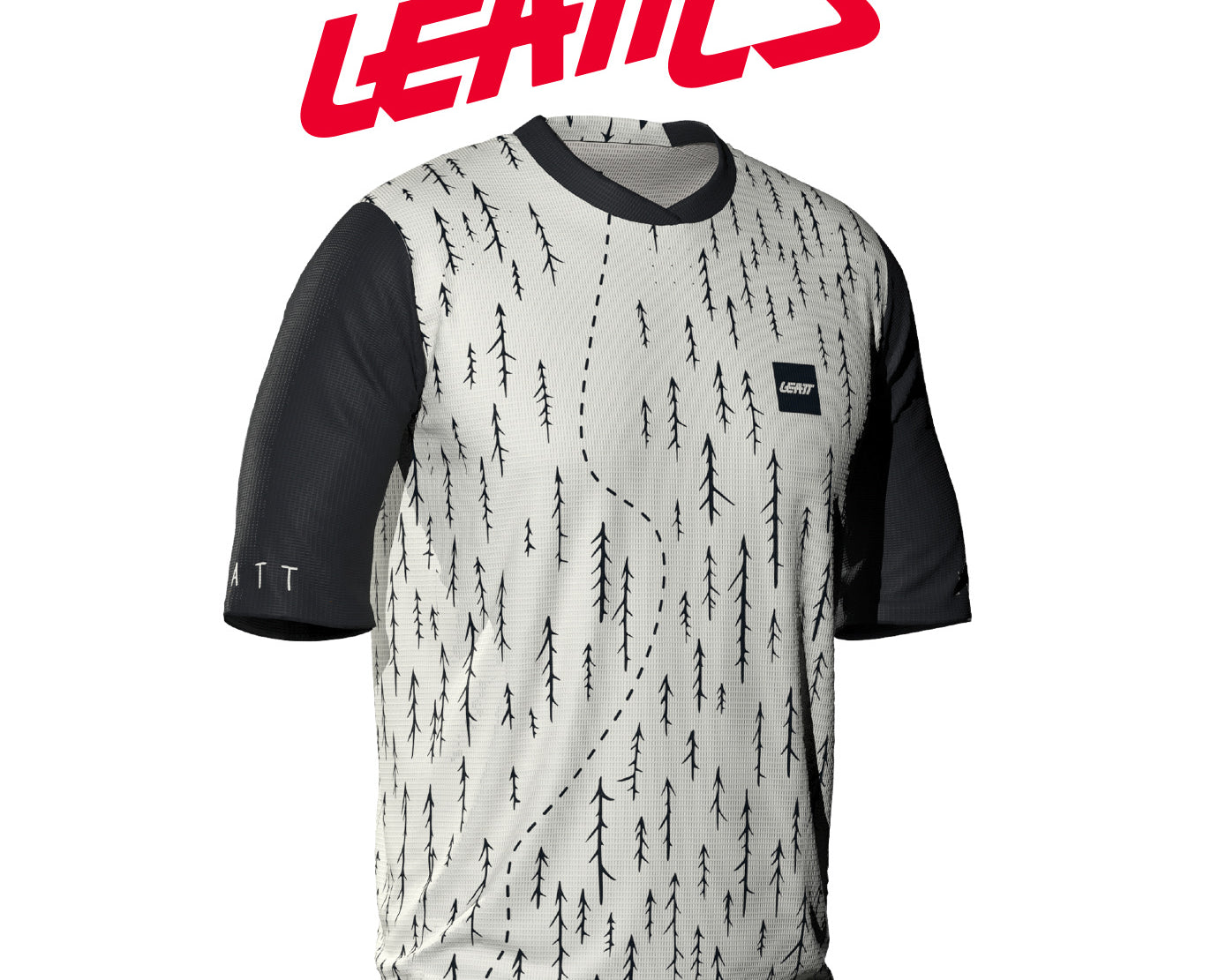 Leatt Jersey MTB Gravity 4.0 Junior White Trails