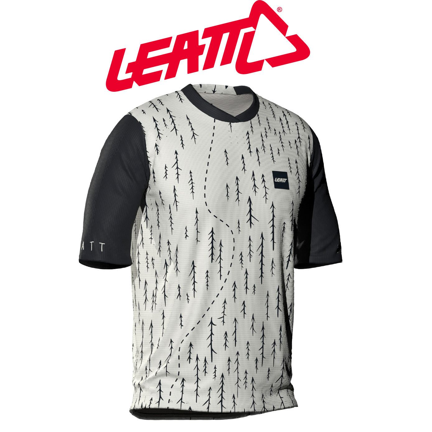 Leatt Jersey MTB Gravity 4.0 Junior White Trails