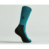 Specialized PrimaLoft lightweight tall sock, tropical teal
