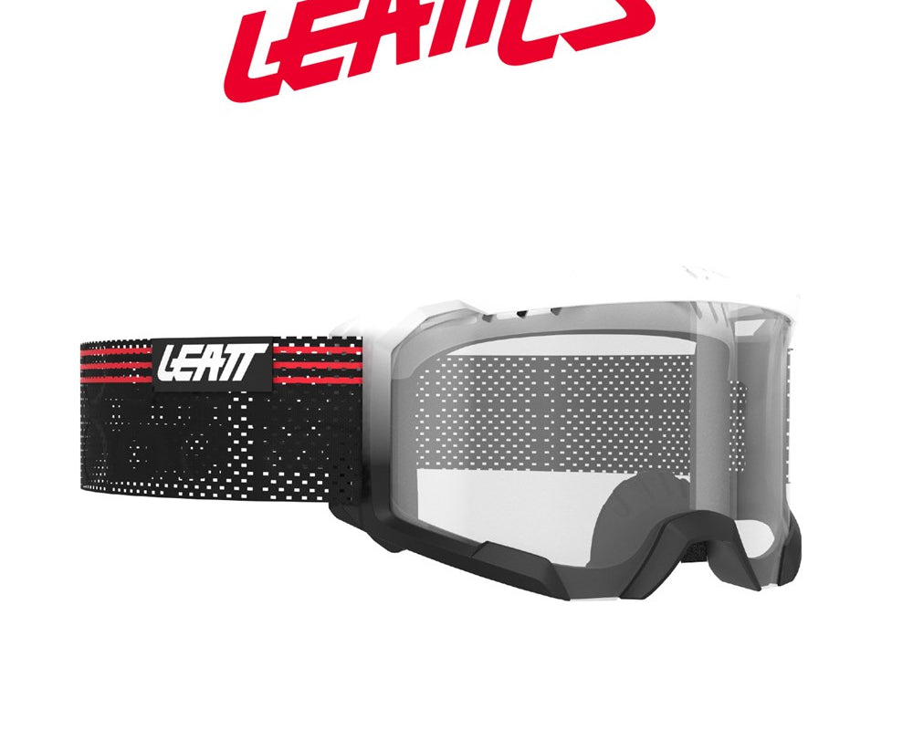 Leatt Goggle Velocity 4.0 MTB X-Flow Iriz White Silver