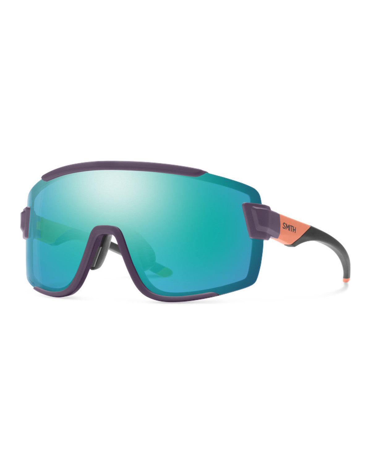 Smith Wildcat in Matte Purple/Cinder/Hi Viz / ChromaPop Opal Mirror