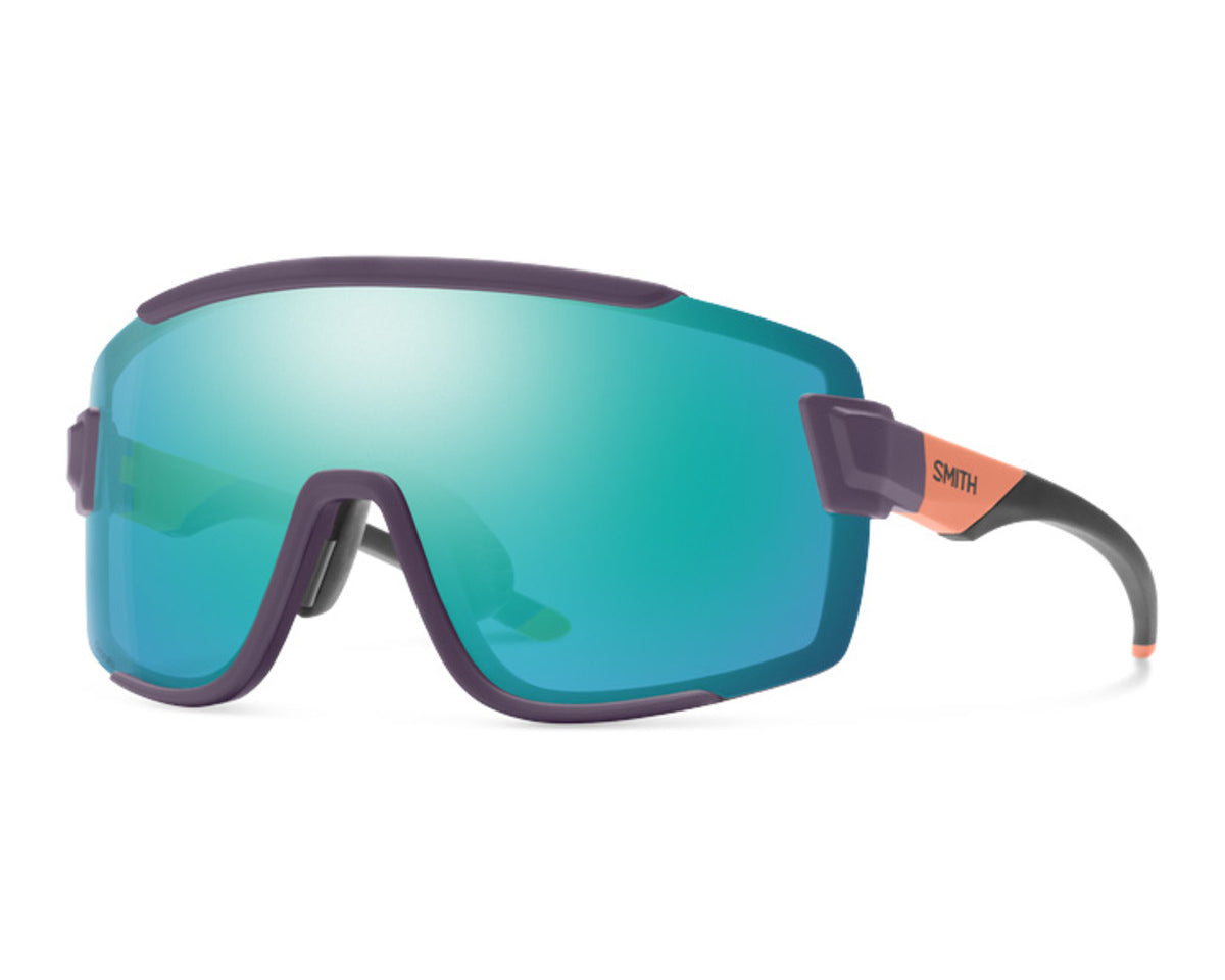 Smith Wildcat in Matte Purple/Cinder/Hi Viz / ChromaPop Opal Mirror