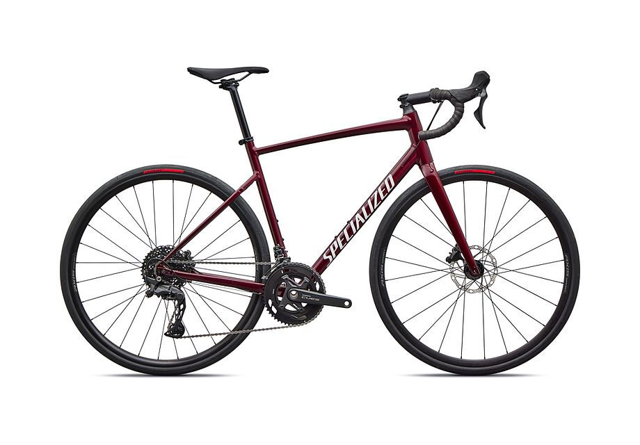 Specialized Allez Shimano CUES in Maroon / White