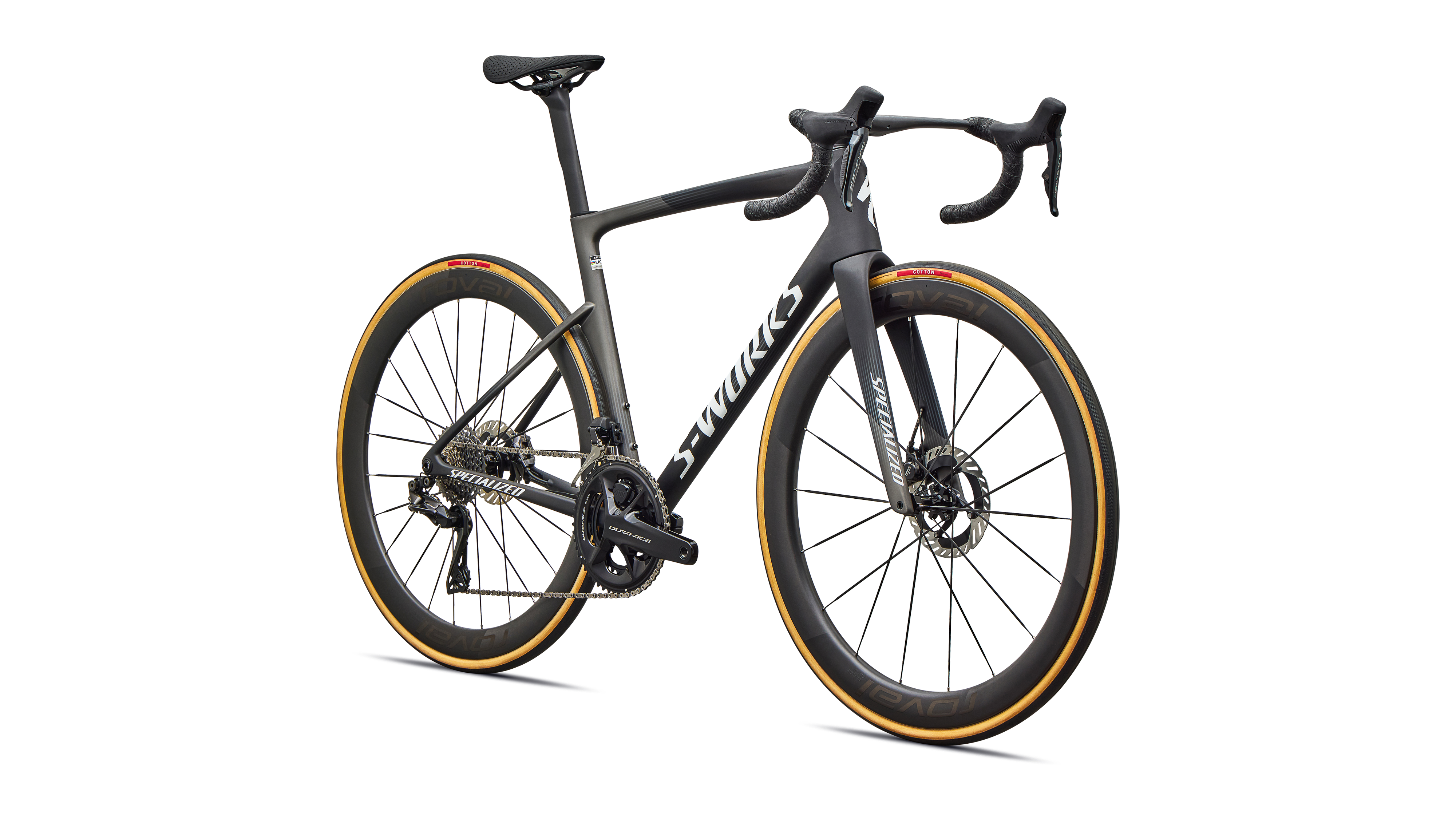 Specialized S-Works Tarmac SL9 - Satin Carbon / Satin White front detail
