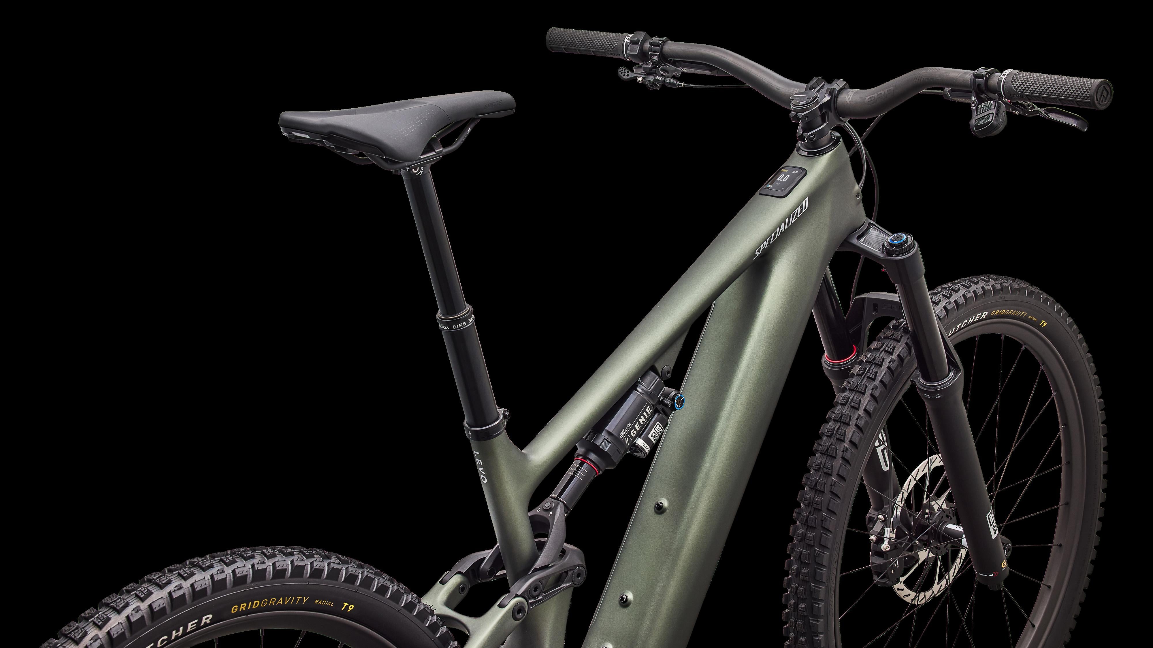 Turbo Levo 4 Pro MY2027 - Satin Bottle Green / Silver Dust