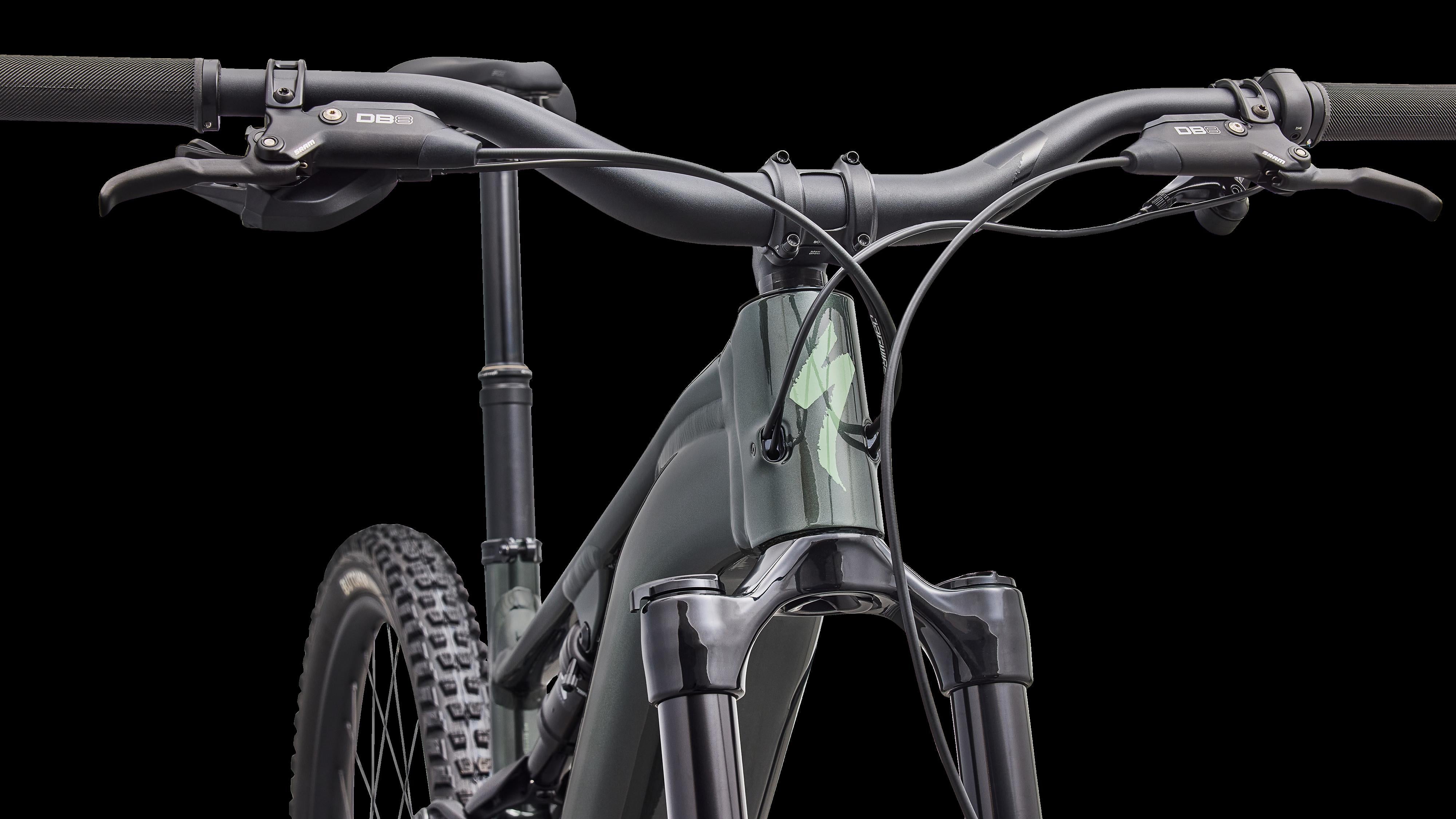 Turbo Levo 4 Alloy MY2027 - Gloss Oak Green Metallic / Pistachio