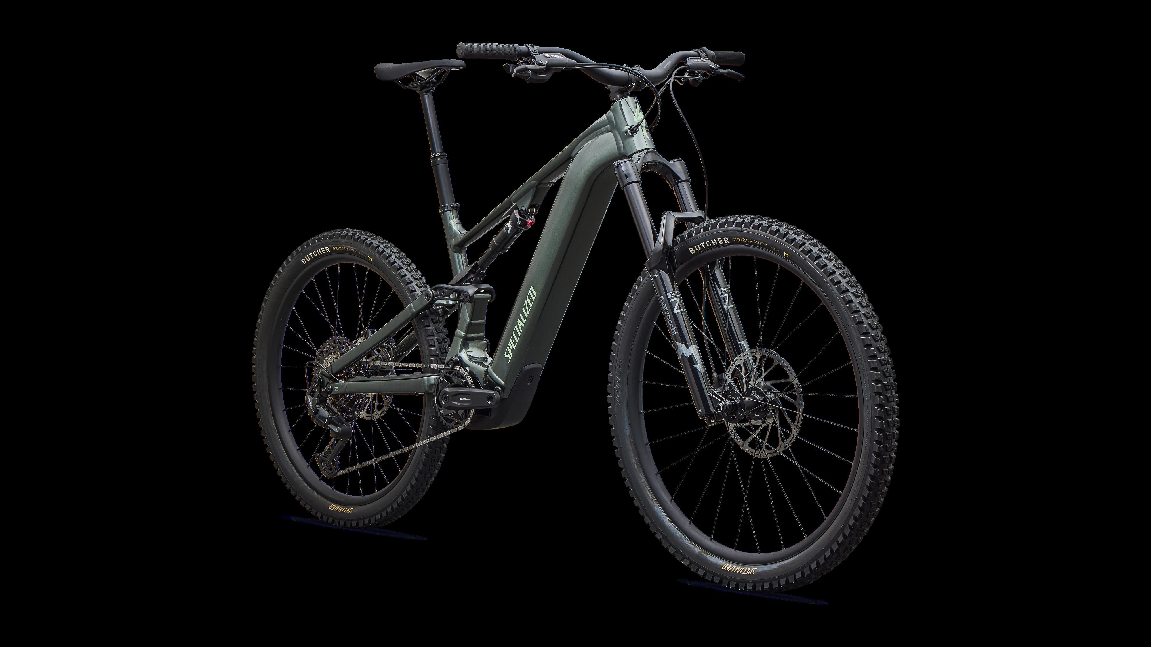 Turbo Levo 4 Alloy MY2027 - Gloss Oak Green Metallic / Pistachio