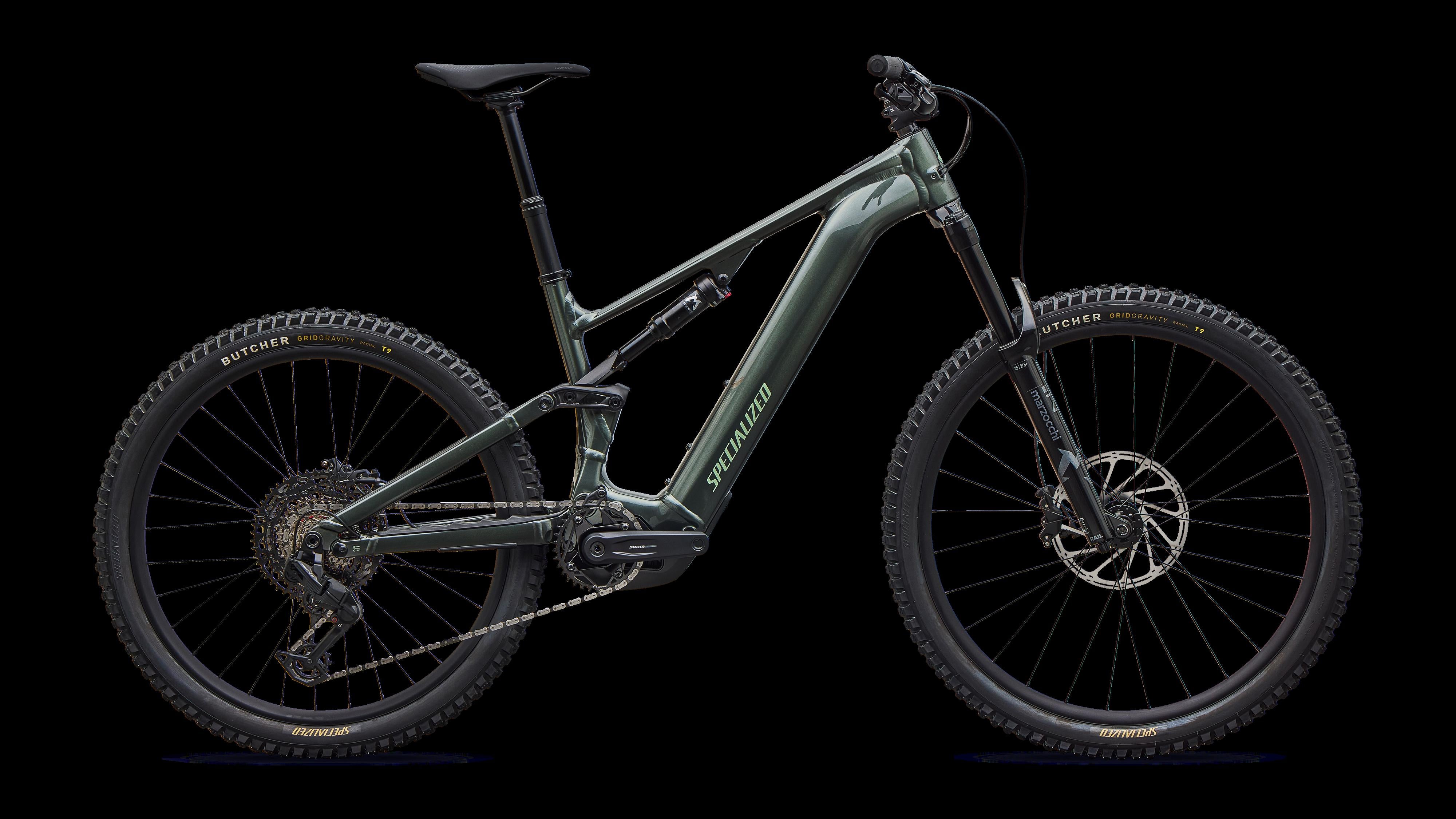 Turbo Levo 4 Alloy MY2027 - Gloss Oak Green Metallic / Pistachio