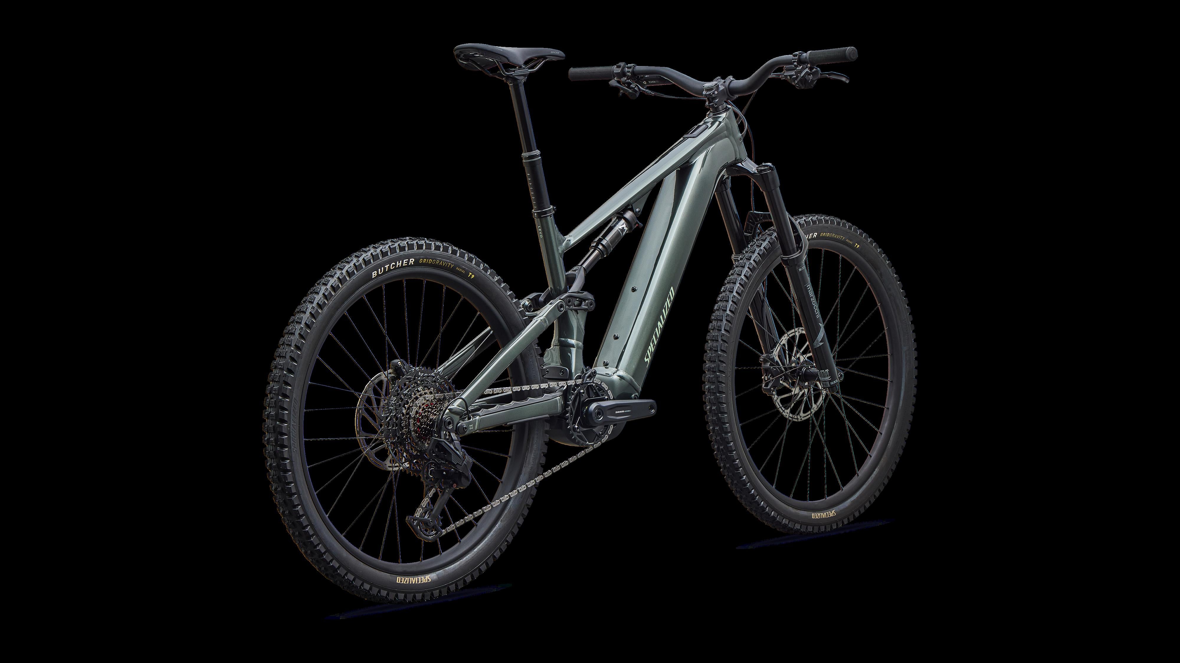 Turbo Levo 4 Alloy MY2027 - Gloss Oak Green Metallic / Pistachio