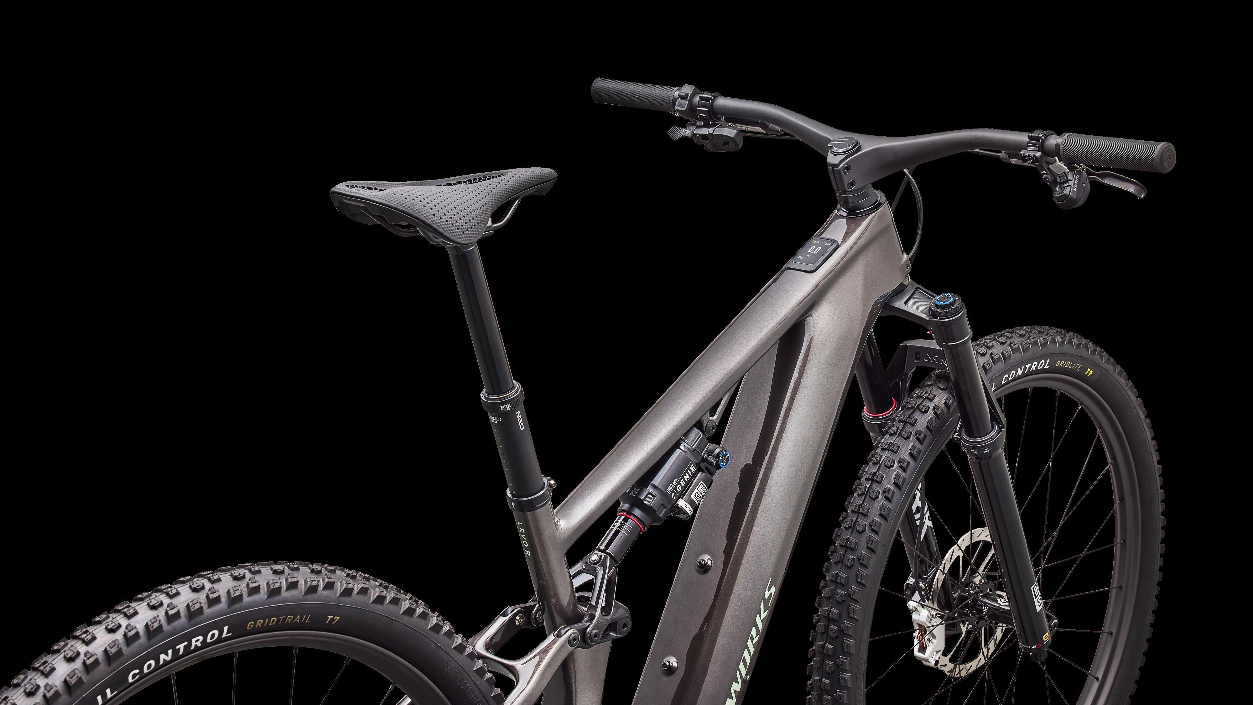 S-Works Turbo Levo R MY2027 - Gloss Warm Smoke / Pistachio