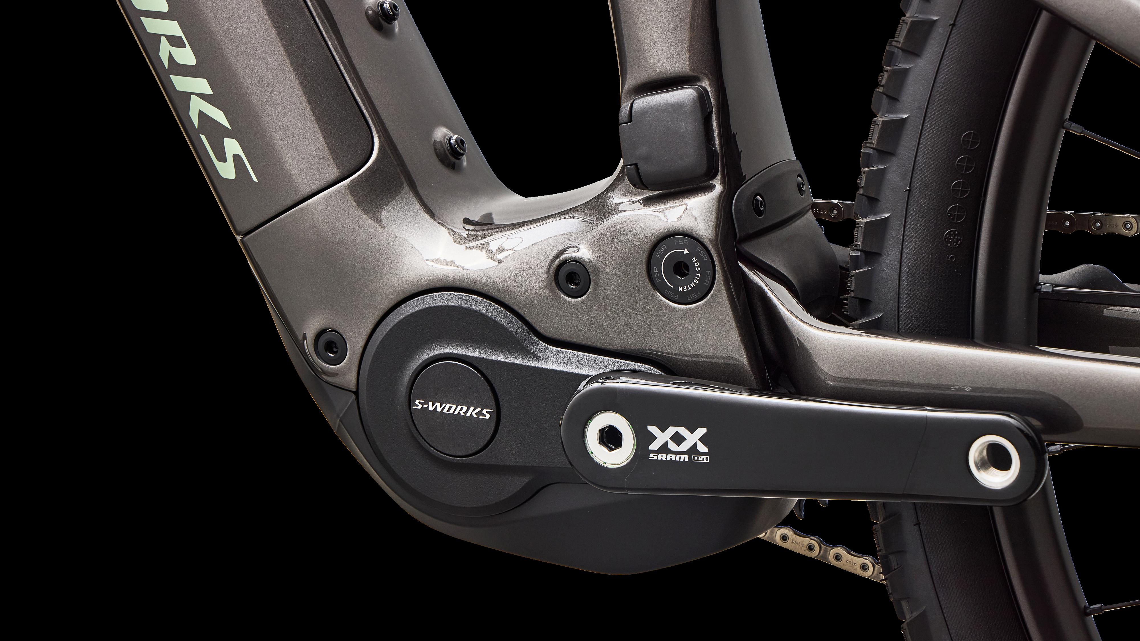 S-Works Turbo Levo R MY2027 - Gloss Warm Smoke / Pistachio
