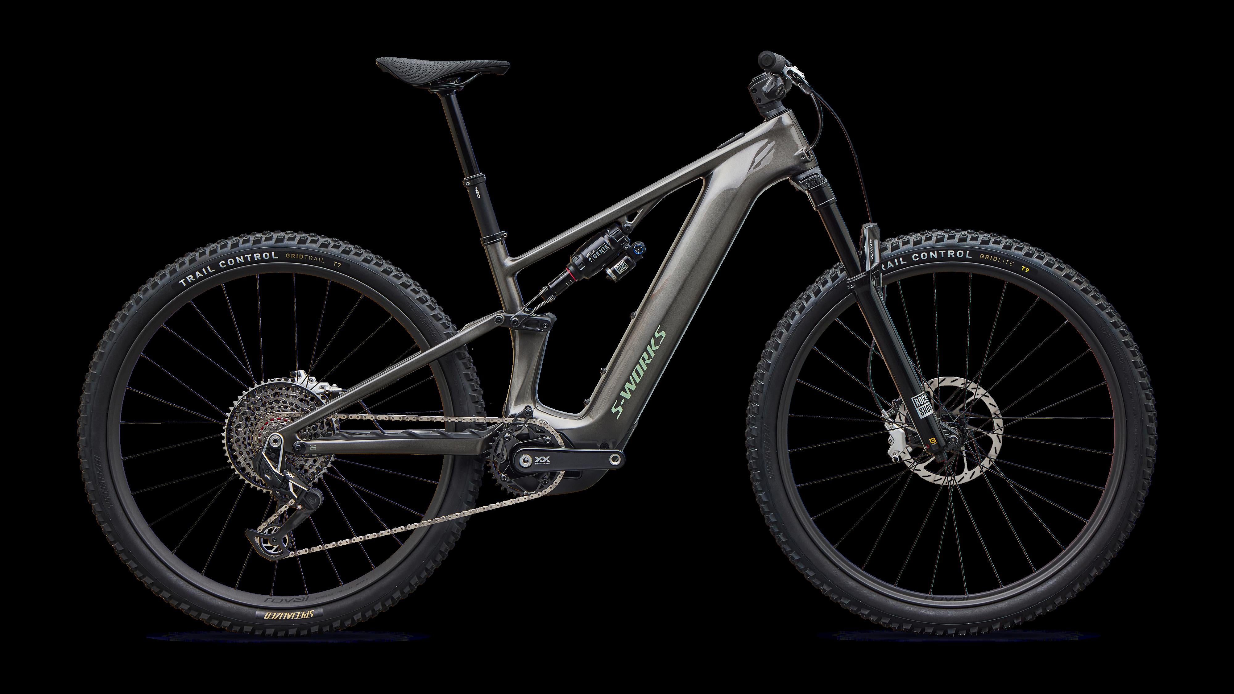 S-Works Turbo Levo R MY2027 - Gloss Warm Smoke / Pistachio