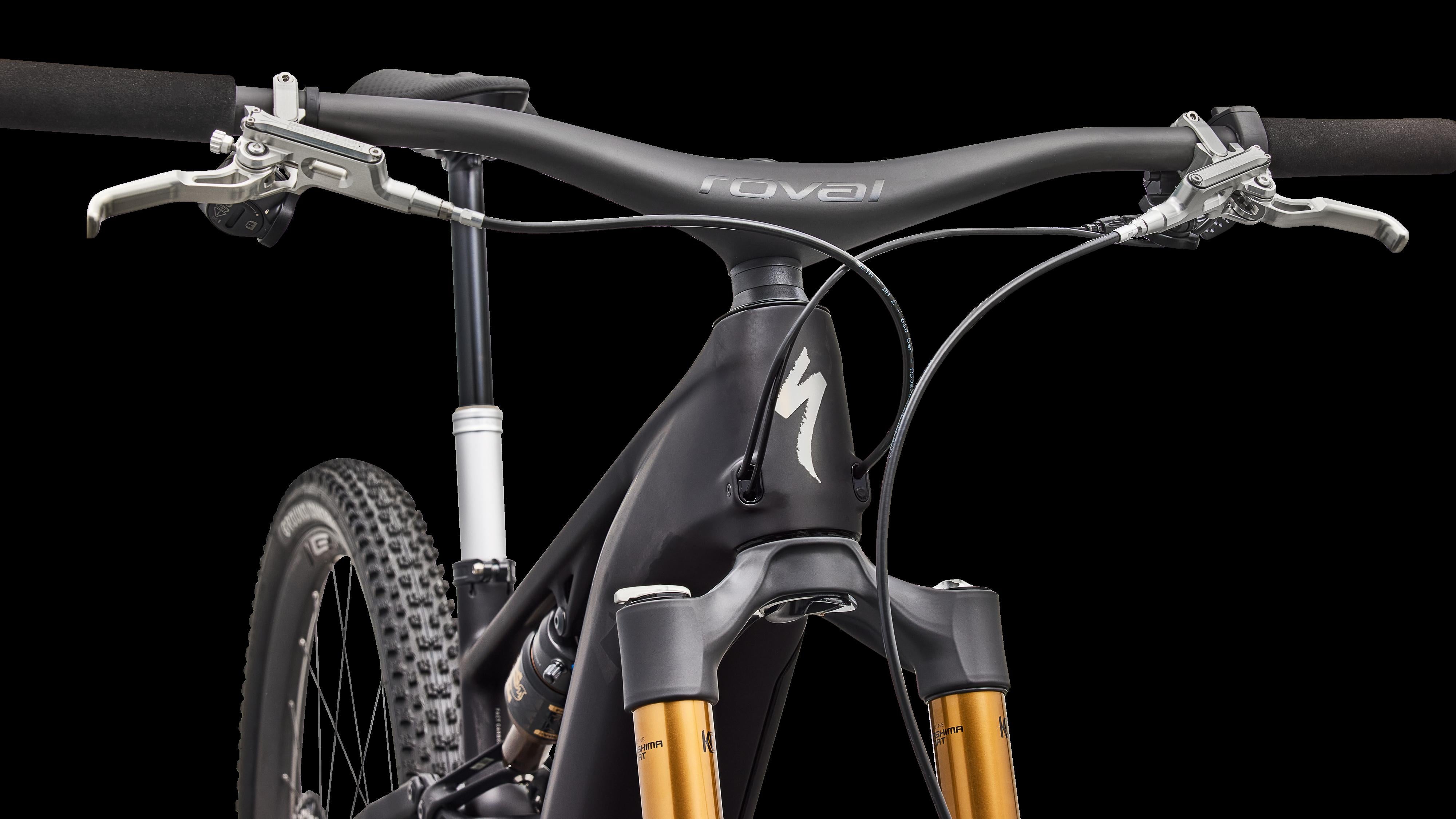 S-Works Turbo Levo R Ultralight - Satin Carbon / Silver Foil