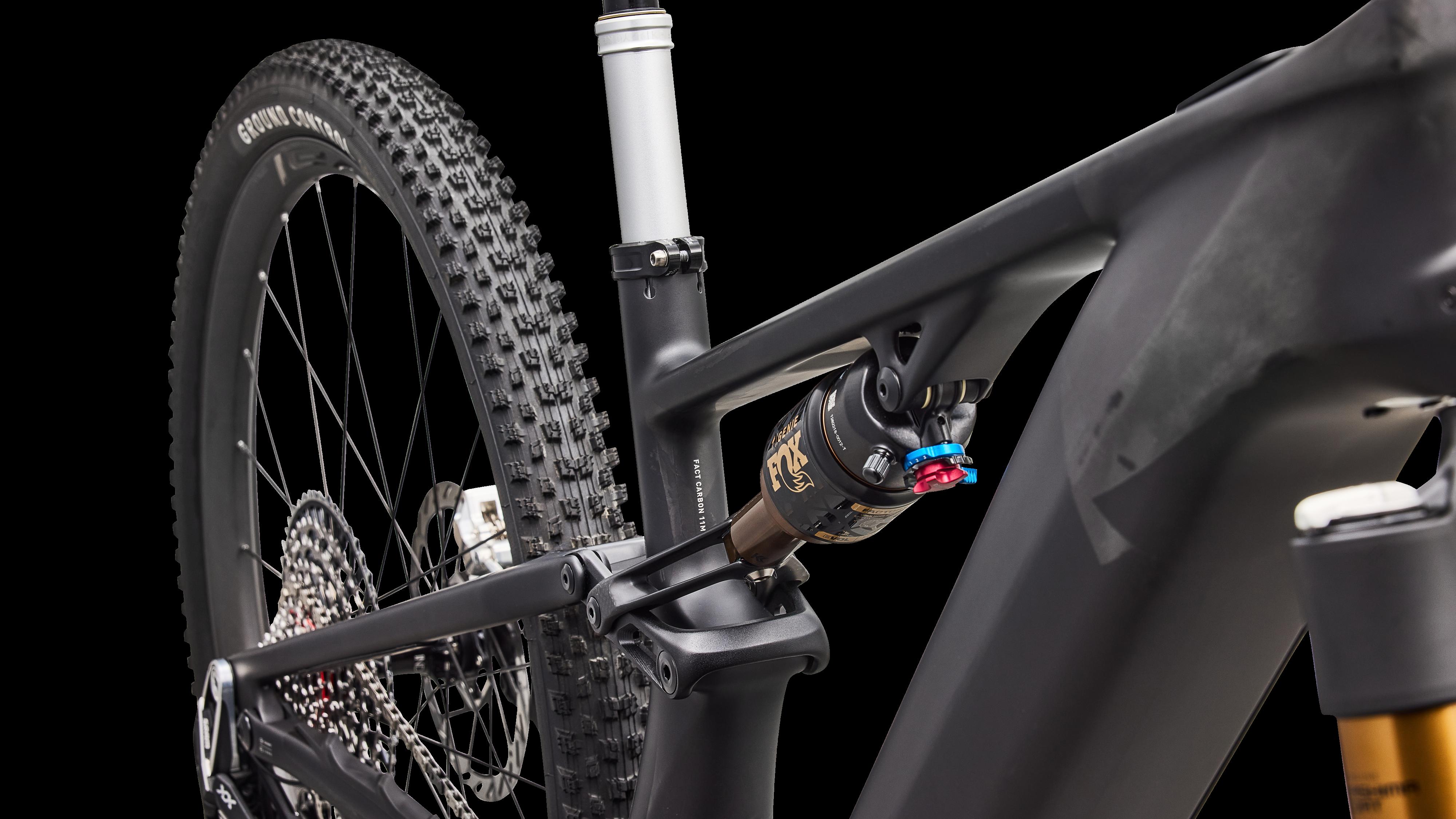 S-Works Turbo Levo R Ultralight - Satin Carbon / Silver Foil