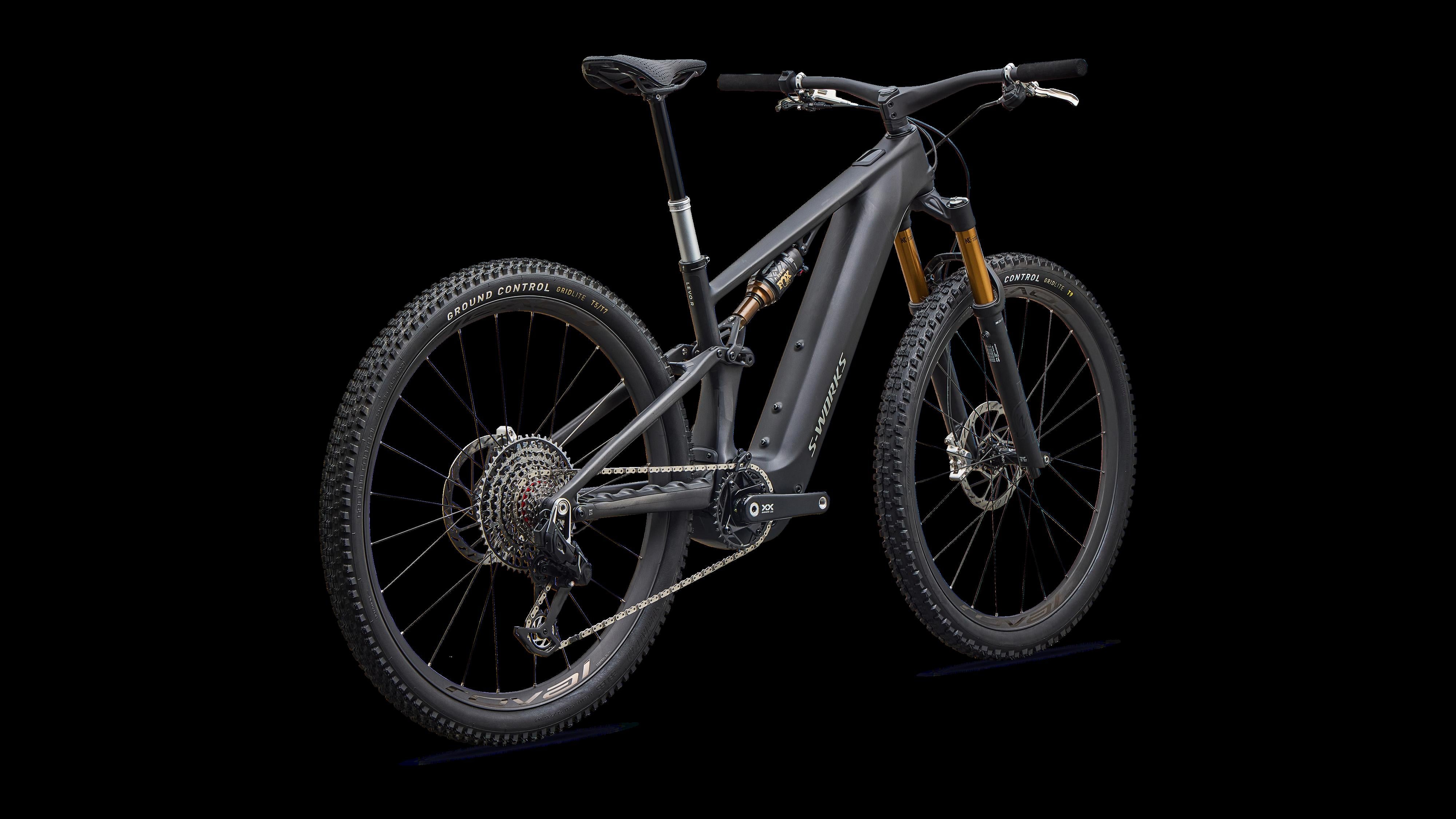 S-Works Turbo Levo R Ultralight - Satin Carbon / Silver Foil