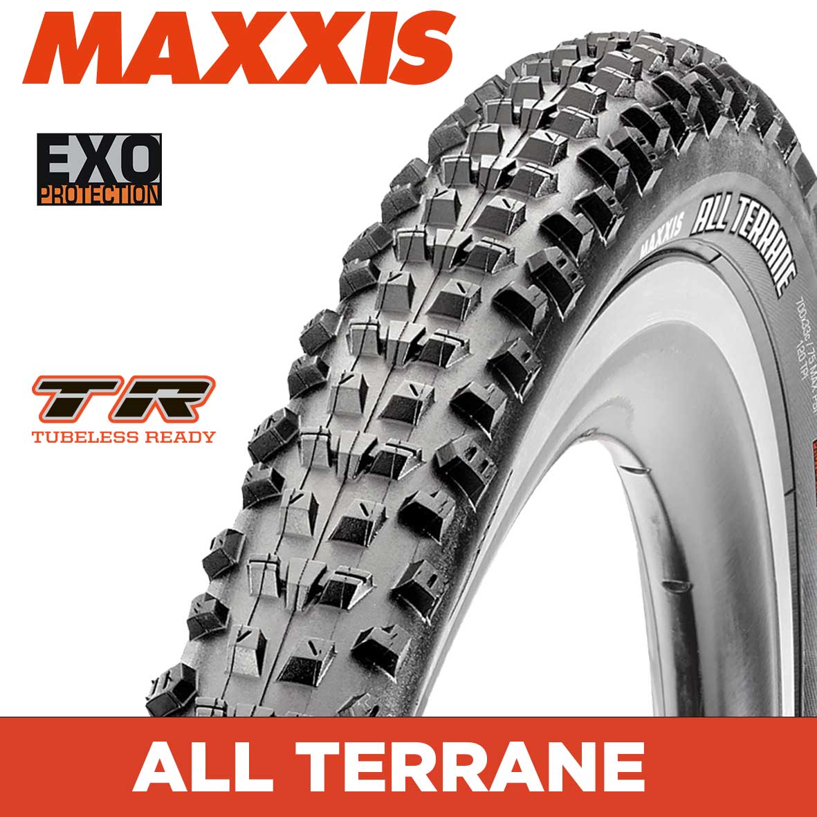 Maxxis All Terrane Tyre - 700X33C - EXO / TR - Carbon Fiber 120 TPI at Spoke N Trail