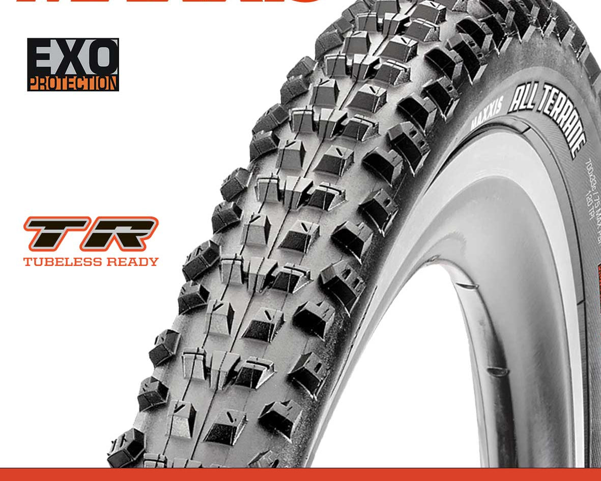 Maxxis All Terrane Tyre - 700X33C - EXO / TR - Carbon Fiber 120 TPI at Spoke N Trail