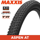 Maxxis Aspen AT Tyre - 29X2.40 - MaxxSpeed / EXO / TR - Foldable 120 TPI E50 at Spoke N Trail