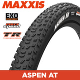 Maxxis Aspen AT Tyre - 32X2.40 - MaxxSpeed / EXO / TR - Foldable 120 TPI E50 at Spoke N Trail