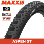 Maxxis Aspen ST Tyre - 700X55C - HYPR-X / EXO / TR - Foldable 120 TPI E50 at Spoke N Trail