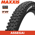 Maxxis Assegai Tyre - 27.5X2.60 - EXO / TR - Foldable 60 TPI E25 at Spoke N Trail