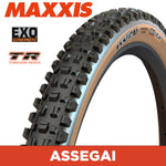 Maxxis Assegai Tyre - 27.5X2.60 - EXO / TR / Tanwall - Foldable 60 TPI E25 at Spoke N Trail