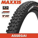 Maxxis Assegai Tyre - 27.5X2.50 - MaxxTerra / EXO / TR - Foldable 60 TPI E25 at Spoke N Trail