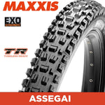 Maxxis Assegai Tyre - 29X2.50 - EXO / TR - Foldable 60 TPI E25 at Spoke N Trail