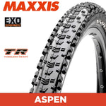 Maxxis Aspen Tyre - 29X2.25 - EXO / TR - Foldable 120 TPI E25 at Spoke N Trail