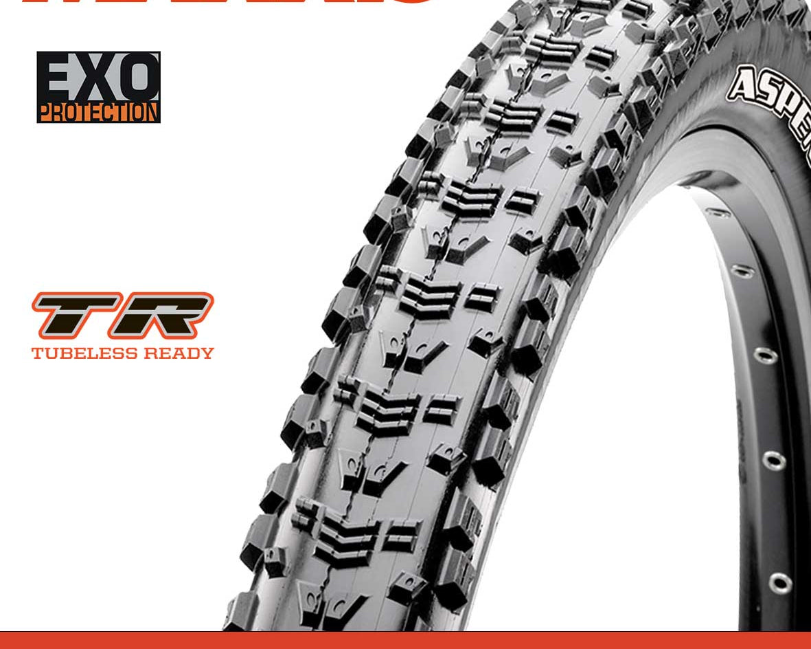 Maxxis Aspen Tyre - 29X2.25 - EXO / TR - Foldable 120 TPI E25 at Spoke N Trail