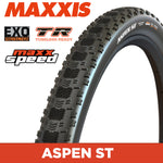 Maxxis Aspen ST Tyre - 29X2.40 - MaxxSpeed / EXO / TR - Foldable 120 TPI E25 at Spoke N Trail