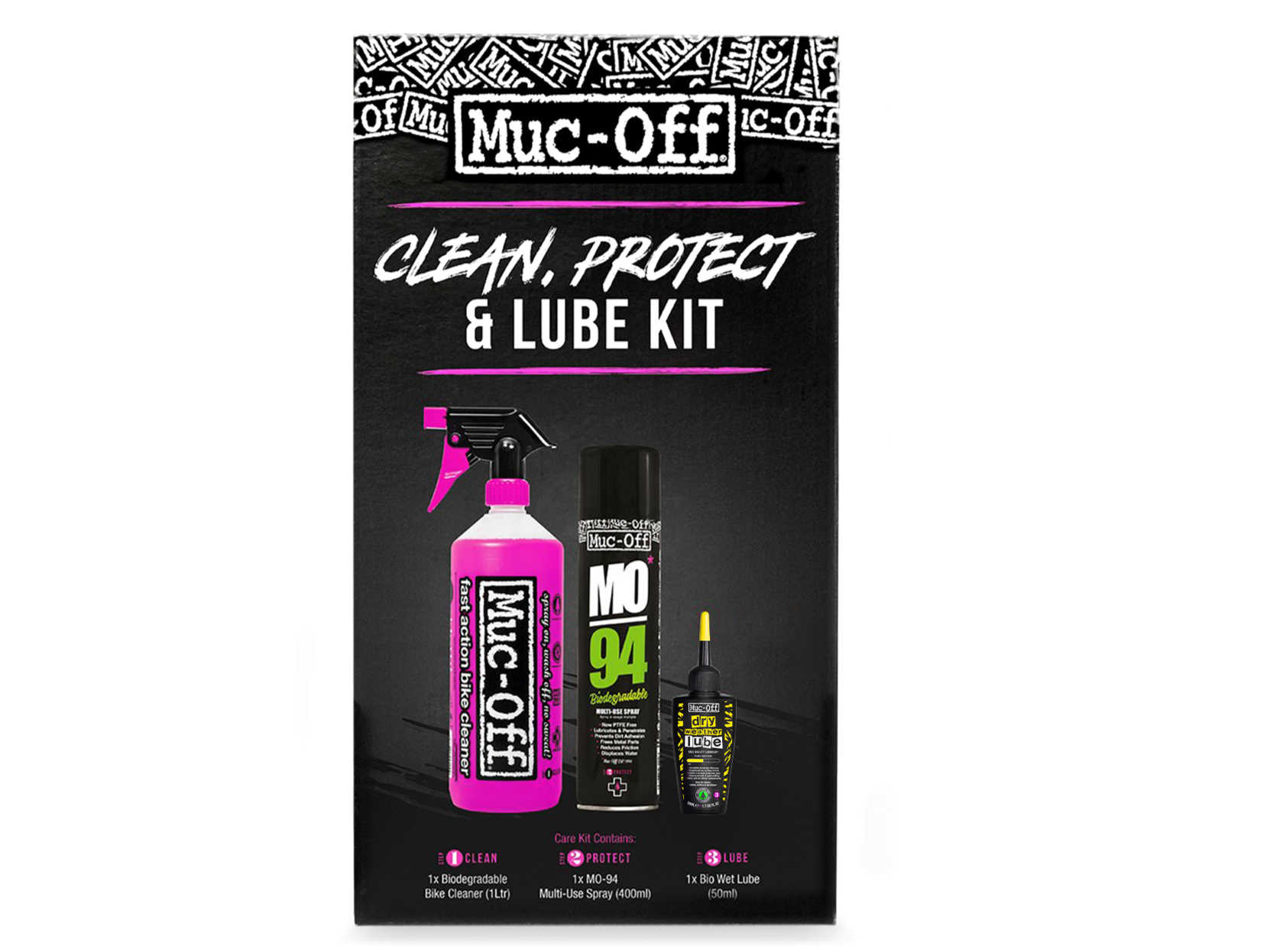 Muc-Off Clean Protect and Lube kit, dry