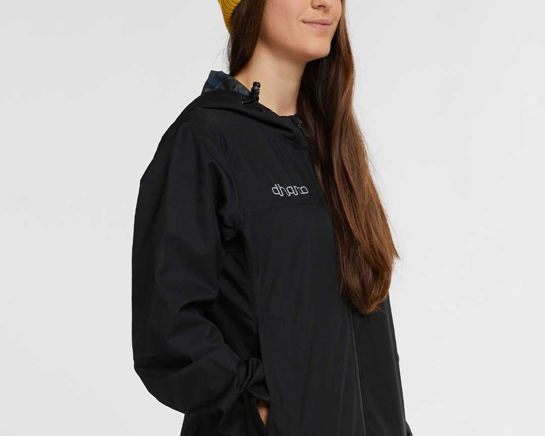 DHaRCO Womens Rain Jacket - Stealth