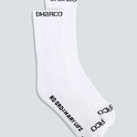 DHaRCO Crew Socks - White