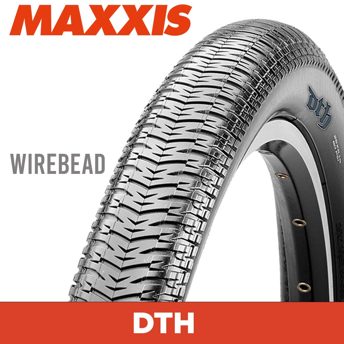 Maxxis DTH Tyre - 26X2.30 - Wire 60 TPI at Spoke N Trail
