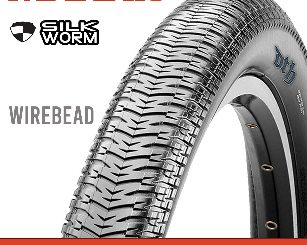 Maxxis DTH Tyre - 20X1-1/8 - Silkworm - Wire 120 TPI at Spoke N Trail